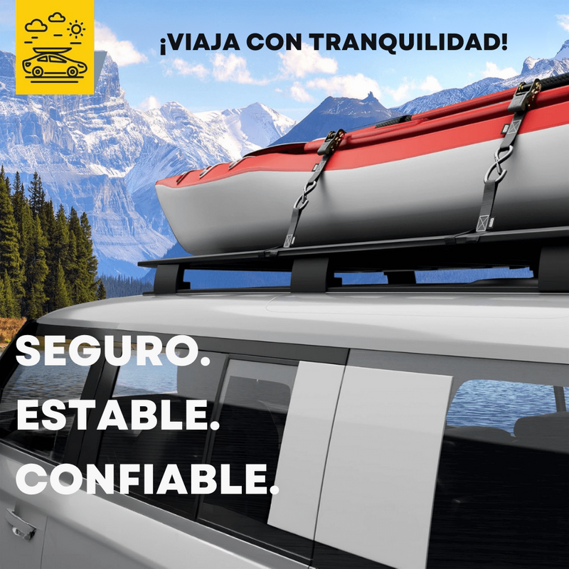 Kit 15 pzs de correas de amarre con trinquete de 5 m y fuerza de ruptura de 1.000 kg – CargoClinch™