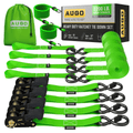 Kit 15 pzs de correas de amarre con trinquete de 5 m y fuerza de ruptura de 1.000 kg – CargoClinch™
