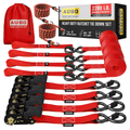 Kit 15 pzs de correas de amarre con trinquete de 5 m y fuerza de ruptura de 1.000 kg – CargoClinch™