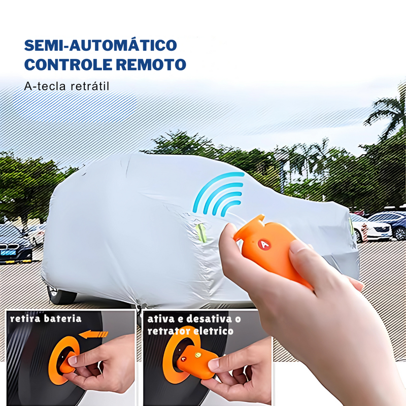 AutoProtec™: Seu carro blindado contra chuva, sol e poeira.