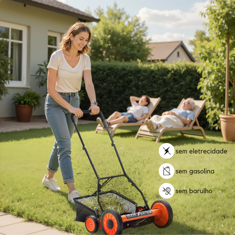 Cortador De Grama 5 Laminas EcoGreen™