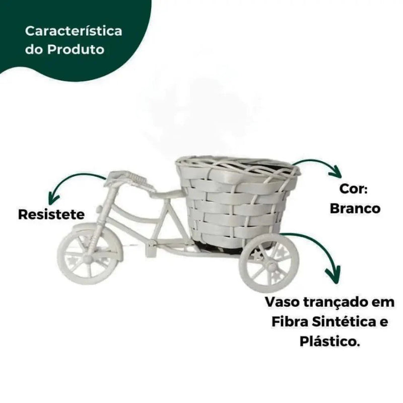 Vaso de plantas- Mini bicicleta