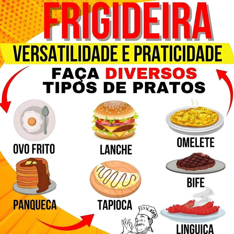 TopPan™-Frigideira 3 em 1 antiaderente