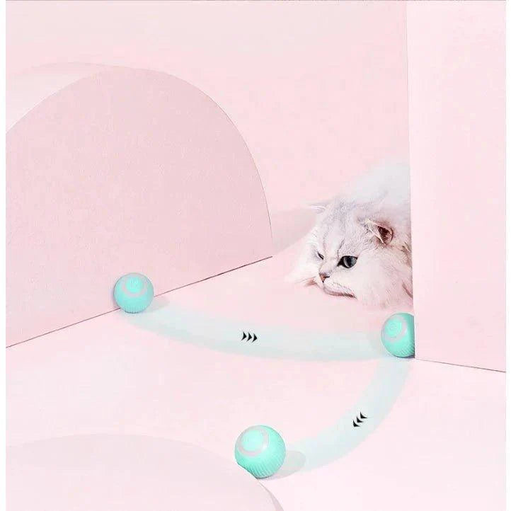 Bola de brinquedo automática para gatos