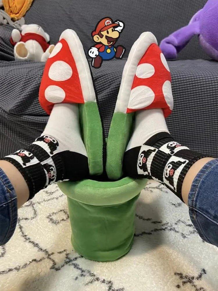 Comfort Retro- pantufa Super Mario