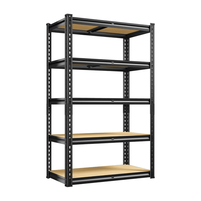 Estante Metálica Ajustável de 5 Níveis com Capacidade de 915 kg para Garagem, Cozinha e Depósito – FlexiRack™