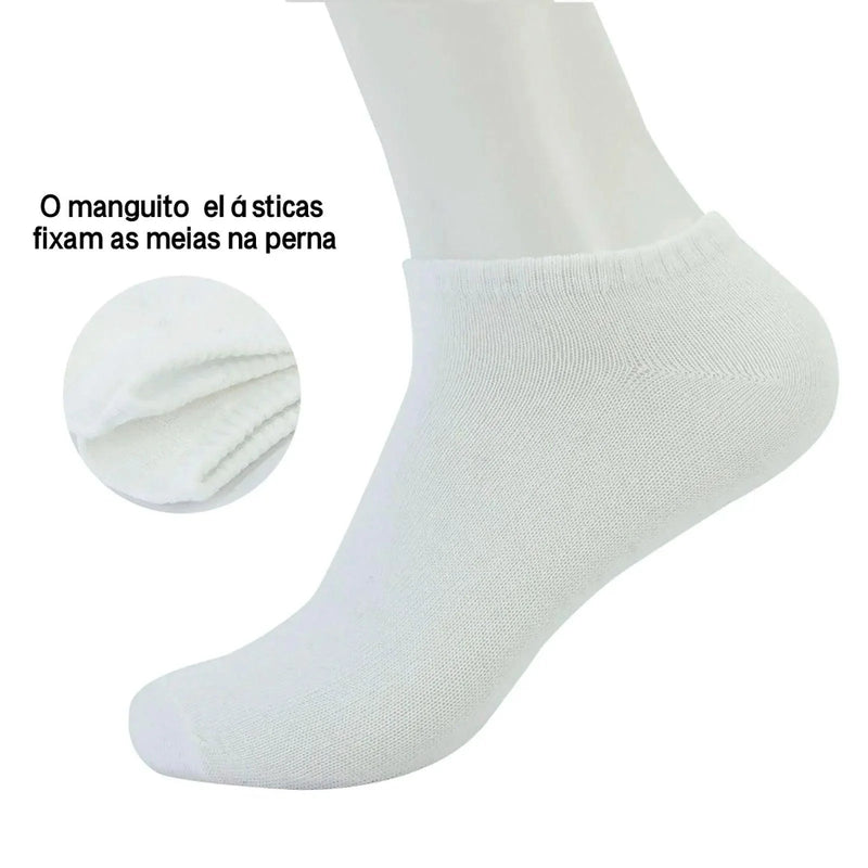 Kit 12 pares de meia masculina