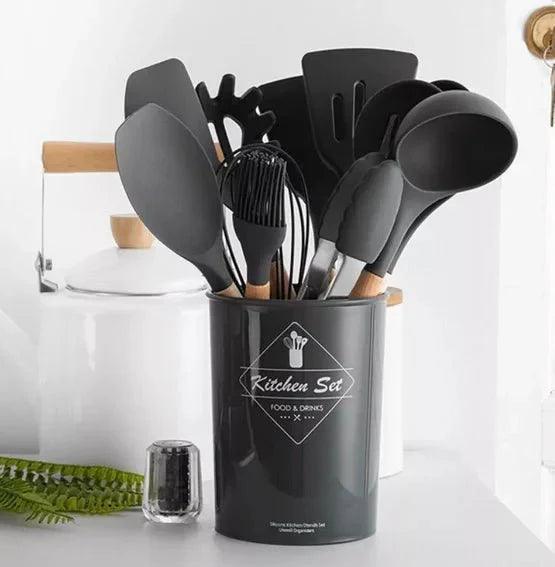 Kit 12 talheres de silicone