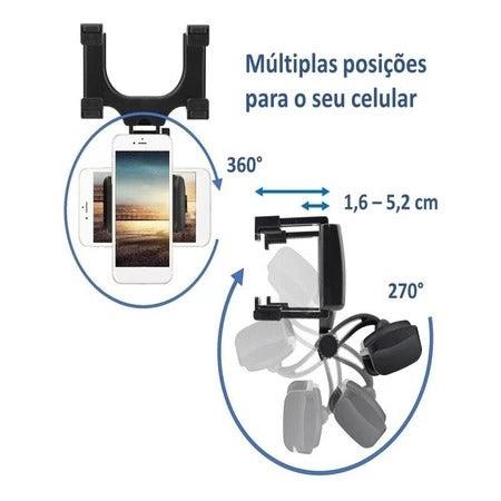 Suporte para Carro Rotação 360° - Tecnologia Inovadora e Qualidade Zeppy para Máxima Praticidade!