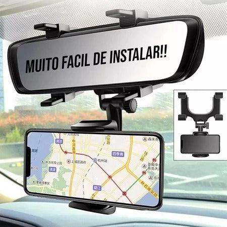 Suporte para Carro Rotação 360° - Tecnologia Inovadora e Qualidade Zeppy para Máxima Praticidade!