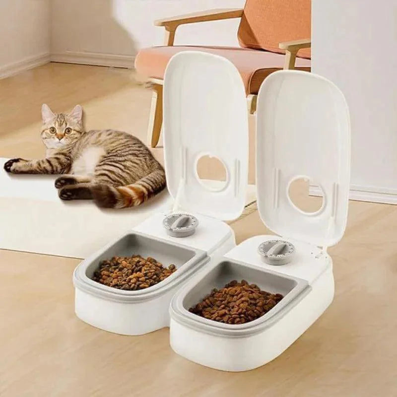 Tigela alimentadora com timer